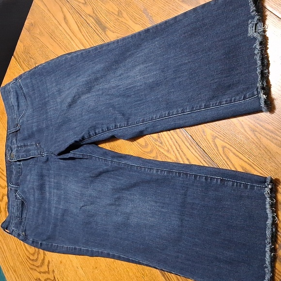 NYDJ Denim - NYDJ Jeans 14P Womens BLUE Dark MARILYN STRAIGHT LEGS Preowned Used